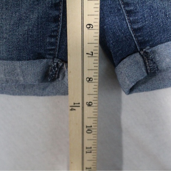 Vintage America Women Blue Short Boho Bermuda Casual Size 4/27 - Picture 6 of 9